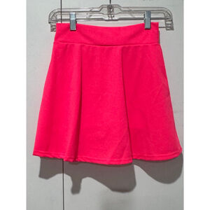 Women's HEIMISH U.S.A. Neon Pink Skater Skirt skort S